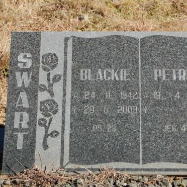 SWART Blackie 1942-2003 &amp; Petro 1961-