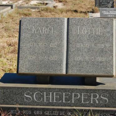 SCHEEPERS Karel 1910-1983 &amp; Lottie 1919-1983
