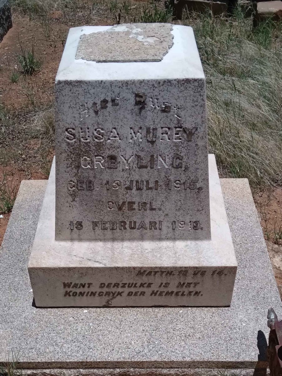 GREYLING Susa Murey 1915-1919