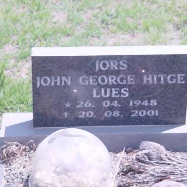 LUES Jors John George Hitge 1948-2001