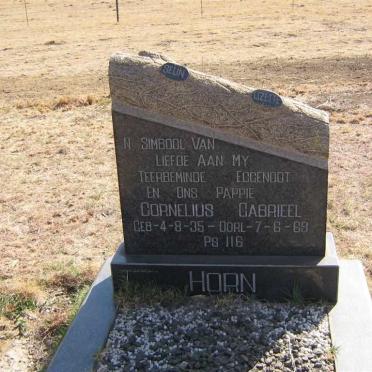 HORN Cornelius Gabriel 1935-1969