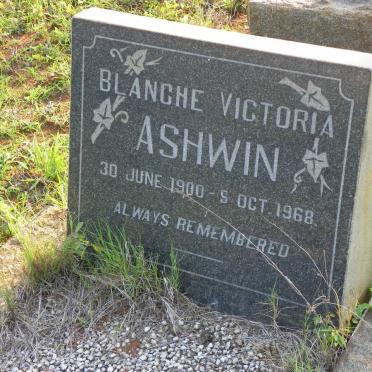 ASHWIN Blanche Victoria 1900-1968