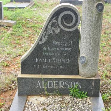 ALDERSON Donald Stephen 1908-1972 &amp; Ellen Iris 1914-1975 _2