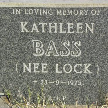 BASS Kathleen nee LOCK -1975