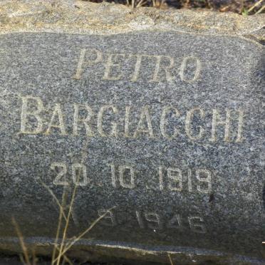 BARGIACCHI Petro 1919-1946