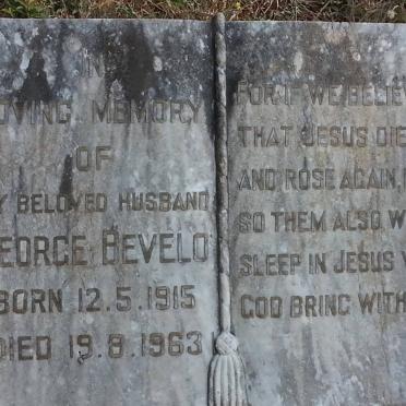 BEVELO George 1915-1963