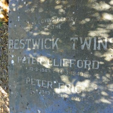 BESTWICK Peter Clifford 1949-1949 :: BESTWICK Peter Eric 1949-2001