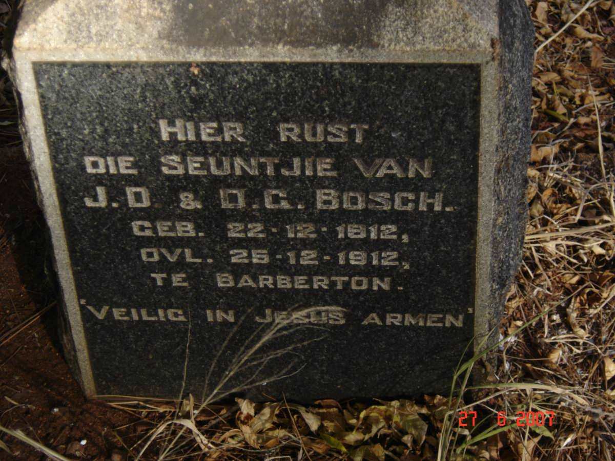BOSCH Seuntjie 1912-1912