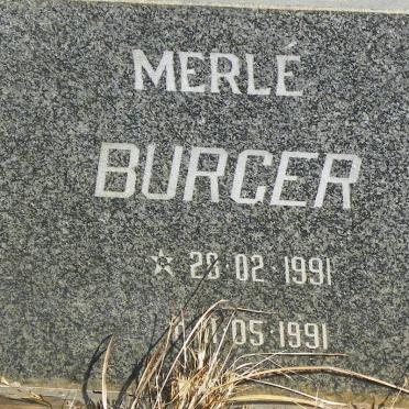 BURGER Merle 1991-1991