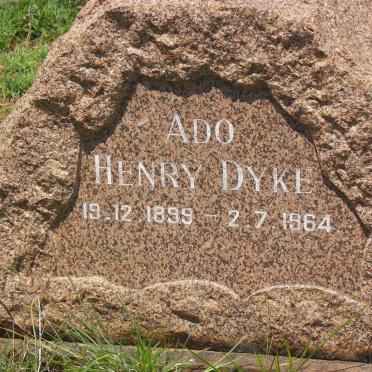DYKE Ado Henry 1899-1964