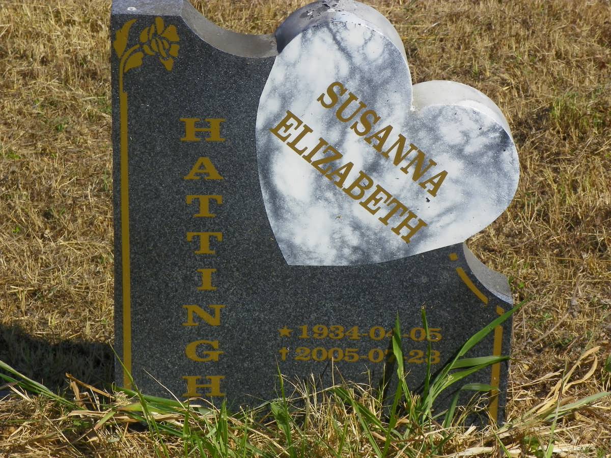 HATTINGH Susanna Elizabeth 1934-2005