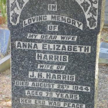 HARRIS Anna Elizabeth -1944
