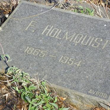 HOLMQUIST F. 1865-1954