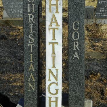 HATTINGH Christiaan 1916-1987 &amp; Cora 1923-2002