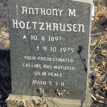 HOLTZHAUSEN Anthony M. 1897-1975