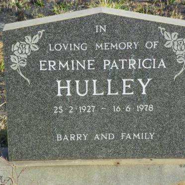 HULLEY Ermine Patricia 1927-1978