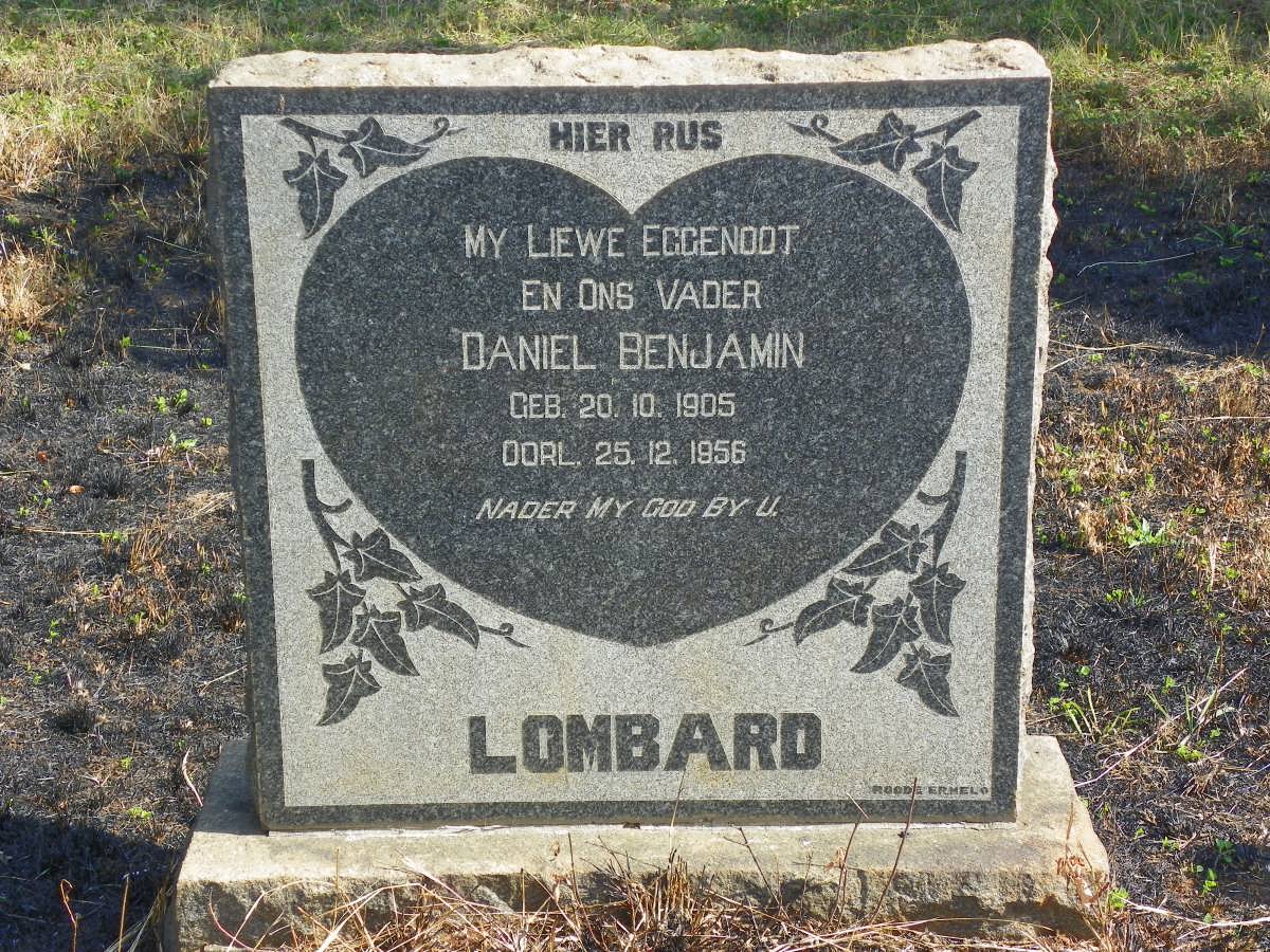 LOMBARD Daniel Benjamin 1905-1956