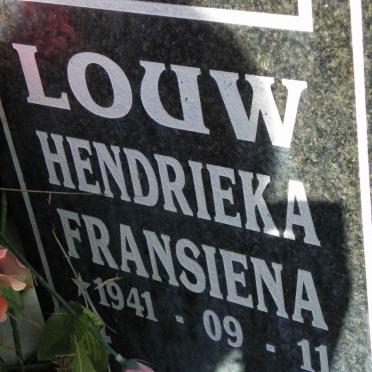 LOUW Pieter Johannes 1934-2006 &amp; Hendrieka Fransiena 1941-