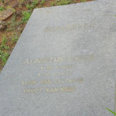 MALHERBE Albertus Jacob 1905-1973