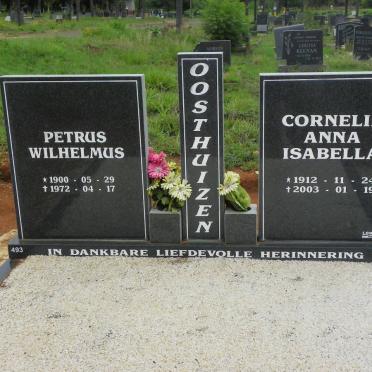 OOSTHUIZEN Petrus Wilhelmus 1900-1972 &amp; Cornelia Anna Isabella 1912-2003