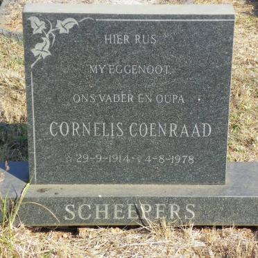 SCHEEPERS Cornelis Coenraad 1914-1978