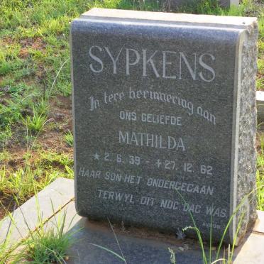 SYPKENS Mathilda 1939-1962