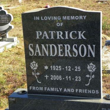 SANDERSON Patrick 1925-2006