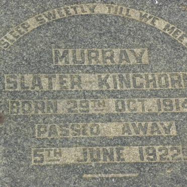 SLATER Murray, KINGHORN 1914-1922
