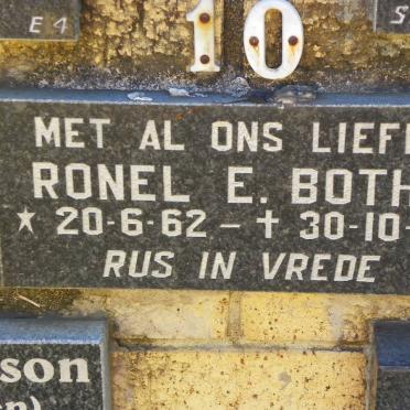 BOTHA Ronel E. 1962-1997