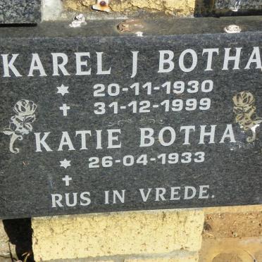 BOTHA kAREL 1930-1999 &amp; Katie 1933-
