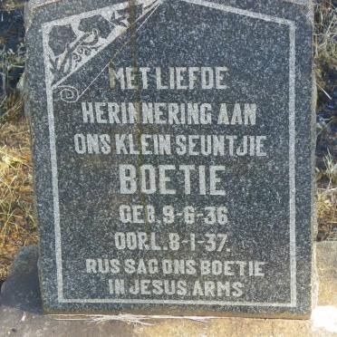 ? Boetie 1936-1937