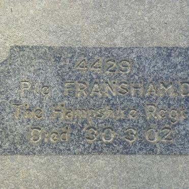 FRANSHAM D. -1902