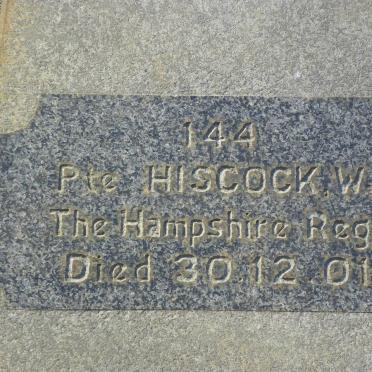 HISCOCK W.J. -1901