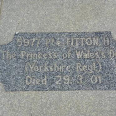 FITTON H. -1901