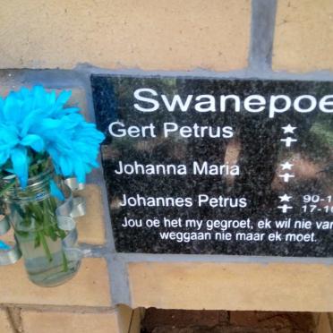 SWANEPOEL Gert Petrus &amp; Johanna Maria :: SWANEPOEL Petrus 1990-2017