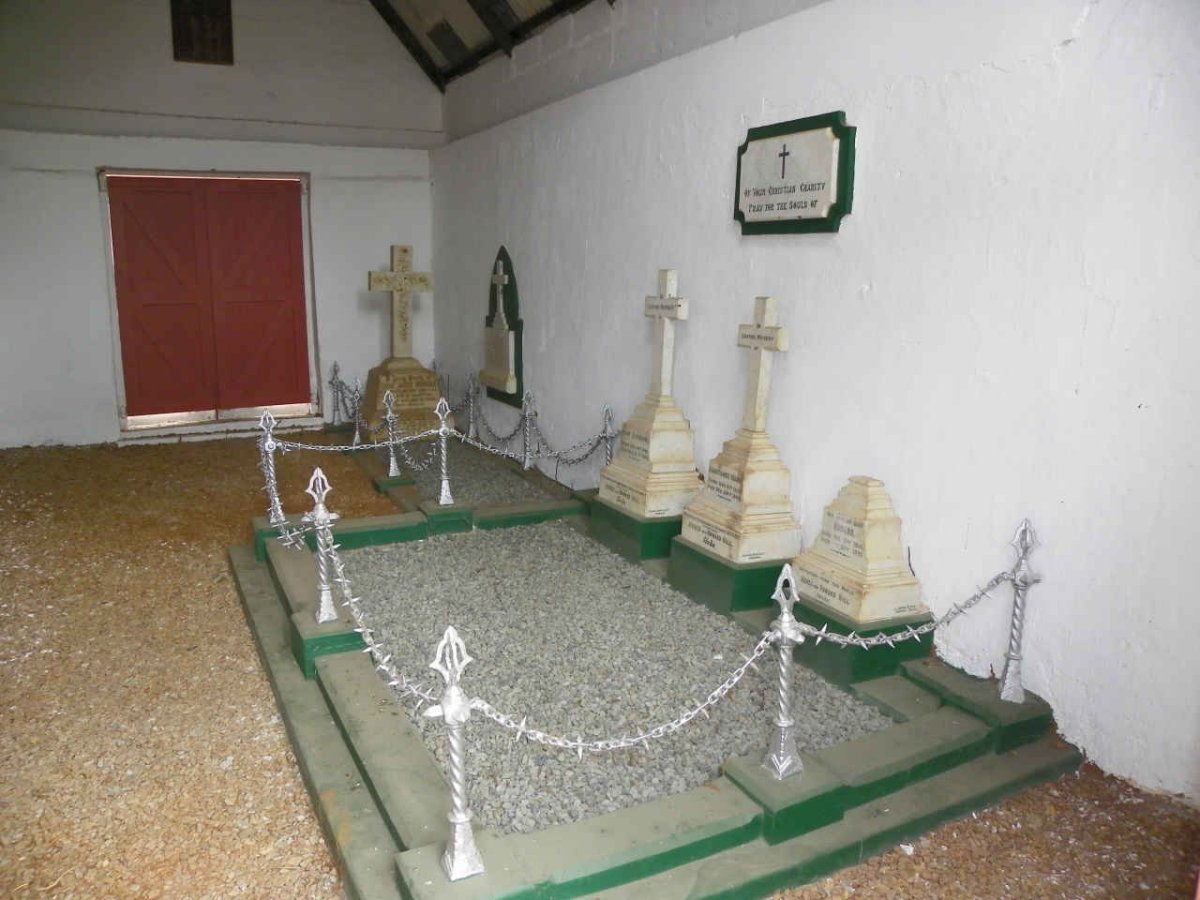 4. Overview inside mausoleum