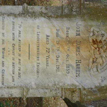 HARRIS John James 1839-1911