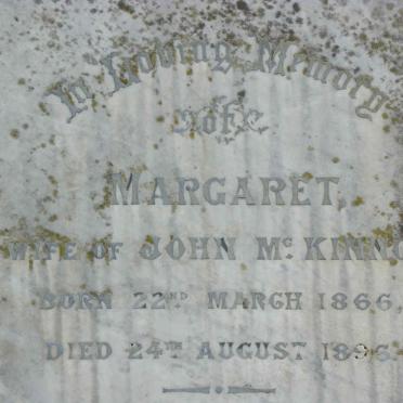McKINNON Margaret 1866-1896