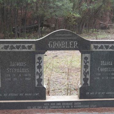 GROBLER Jacobus Stephanus 1879-1962 &amp; Maria Cornelia 1882-1985