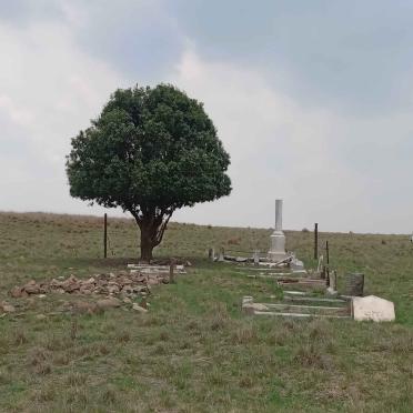 Mpumalanga, BETHAL district, De Krans van Blesbokspruit 305, farm cemetery _1