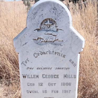 MILLS Willem George 1908-1917