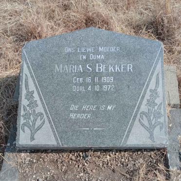 BEKKER Maria S. 1909-1972