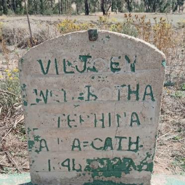 VILJOEN Catharina Maria wed. BOTHA  nee DU PREEZ 1846-1929 