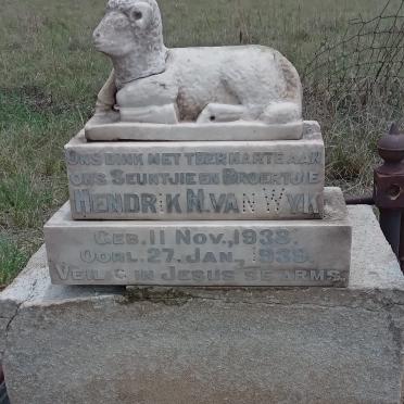 WYK Hendrik N., van 1938-1939