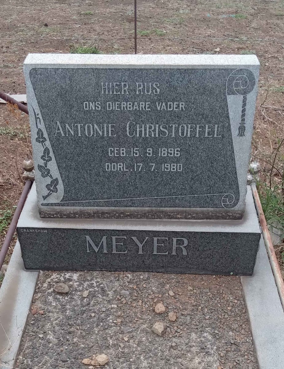 MEYER Antonie Christoffel 1896-1980