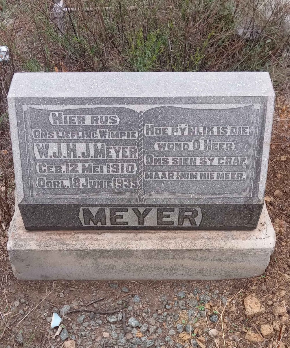 MEYER W.J.H.J. 1910-1935