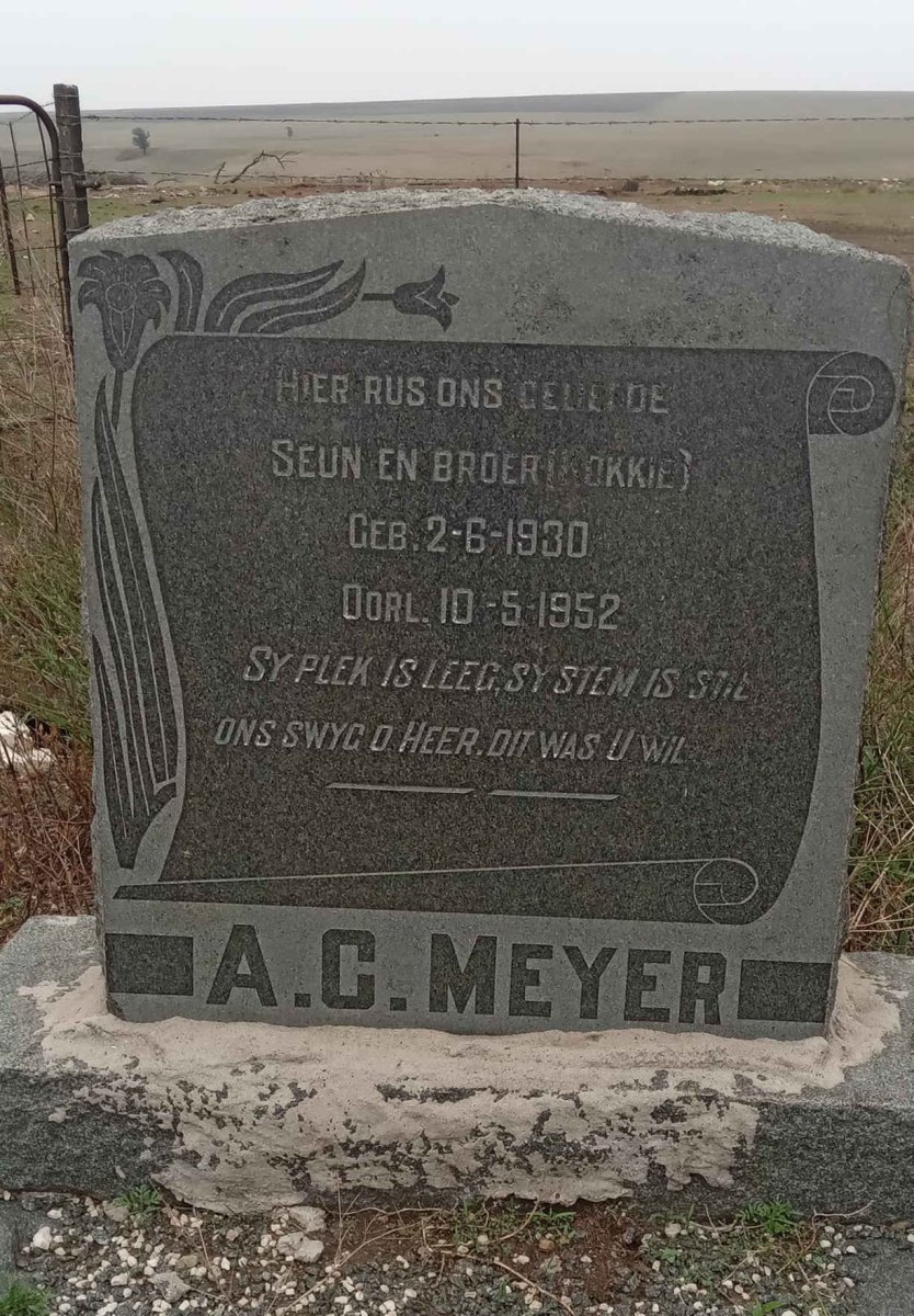 MEYER Antonie Christoffel 1930-1952