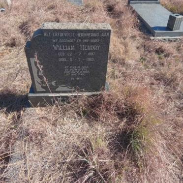 ? William Hendry 1897-1963