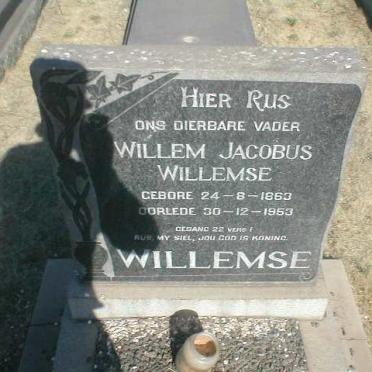 WILLEMSE Willem Jacobus 1863-1953