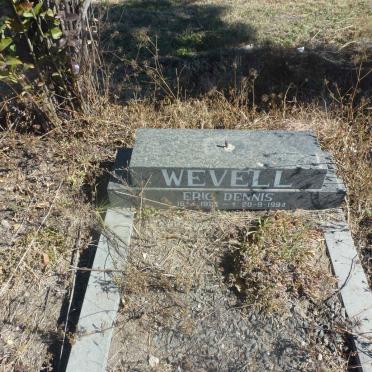 WEVELL Eric Dennis 1927-1994